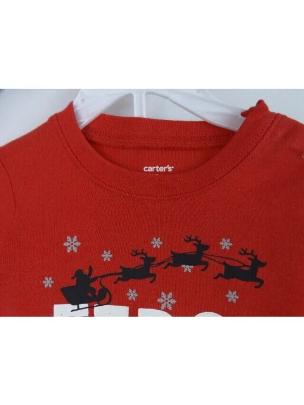 Carter's Christmas Pajamas Baby Size 24 Months 2 Piece Set First Out of Bed